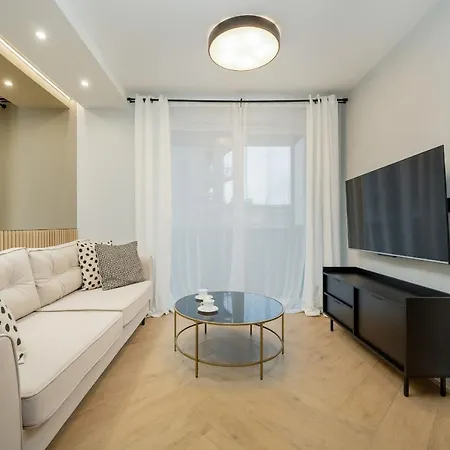 Black And Beige With Balcony And Parking In By Renters Apartment