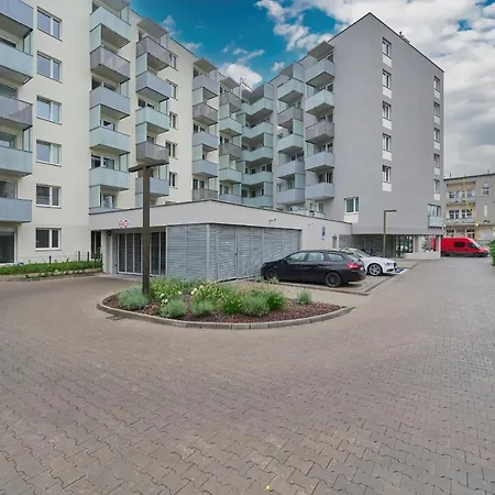 Apartment Black And Beige With Balcony And Parking In By Renters Wroclaw